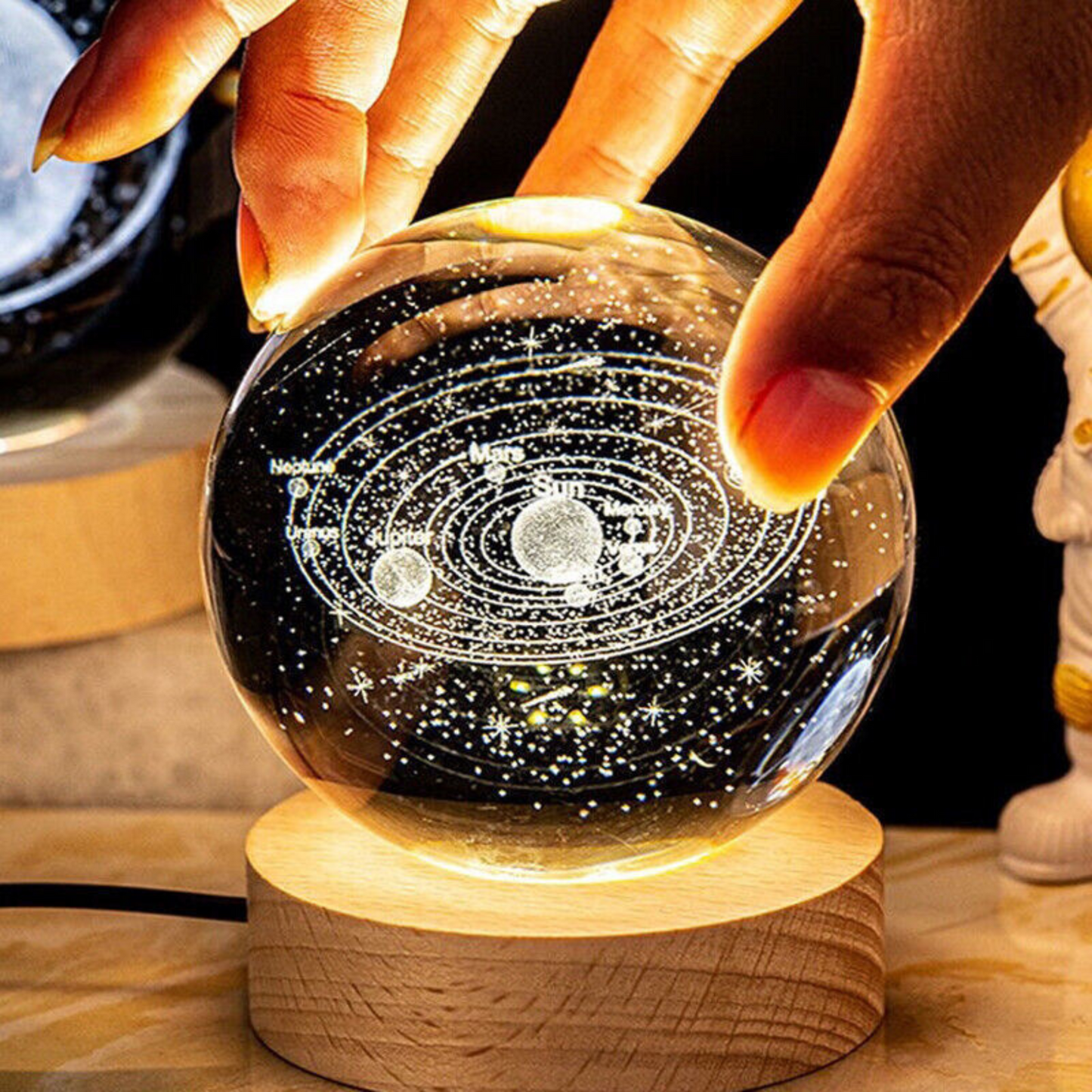 3D Galaxy Crystal Lamp Ball