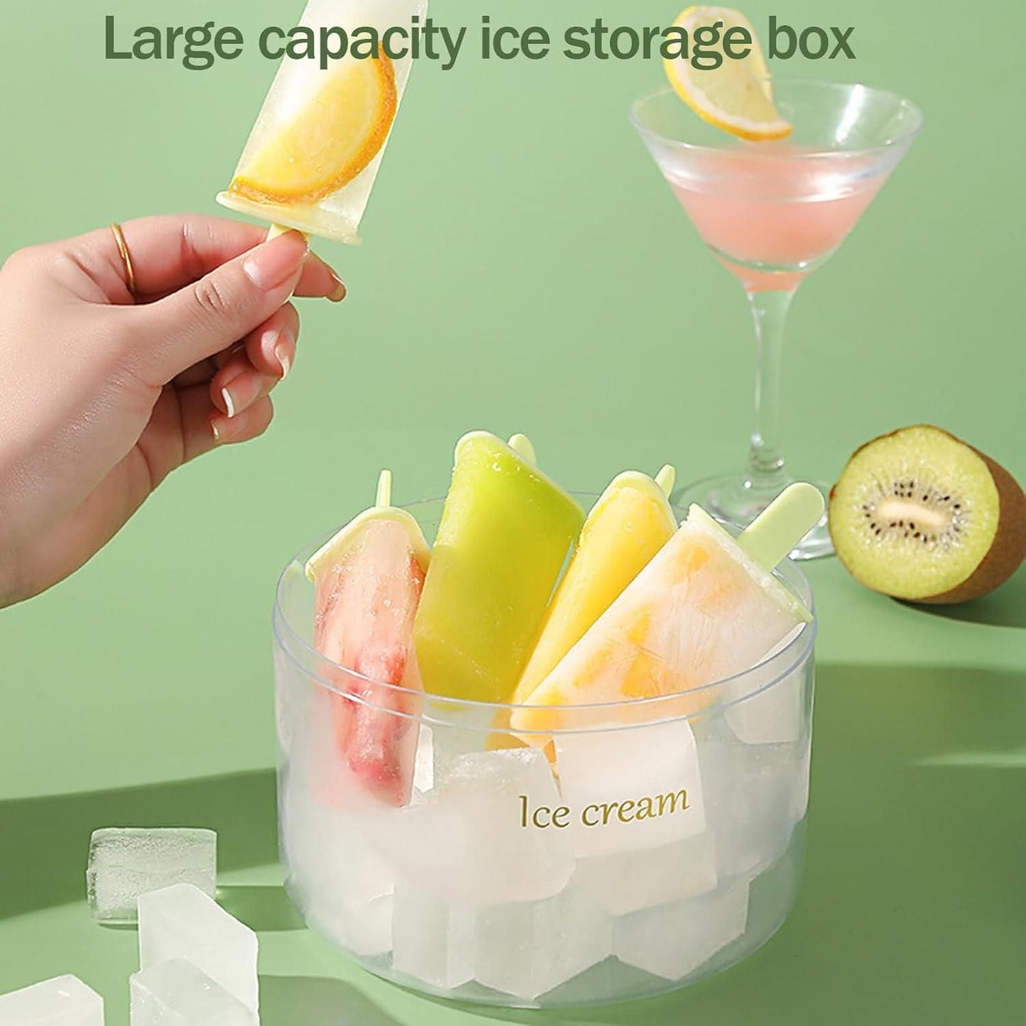 Reusable 8-Pop Ice Mould