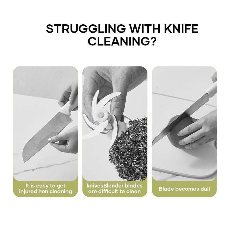 Multifunctional Knife Cleaning Brush