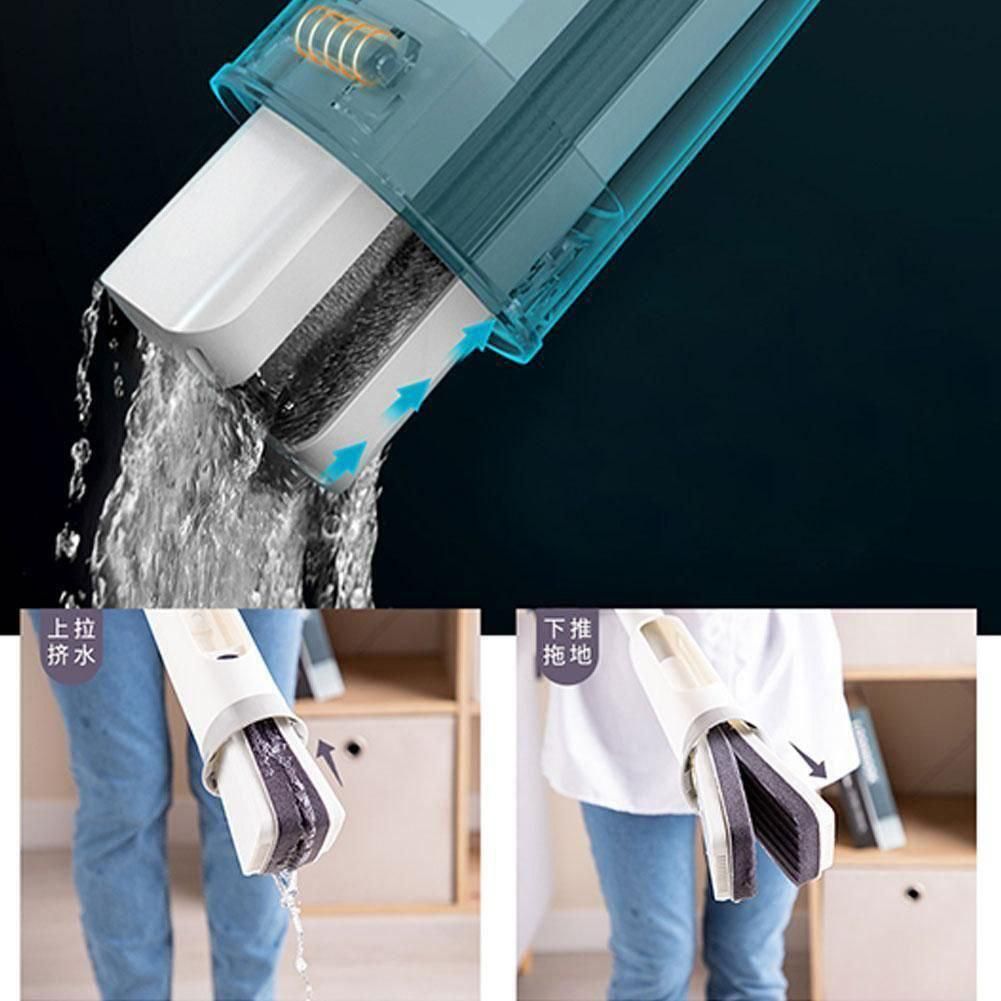 Foldable Sponge Squeeze Mop