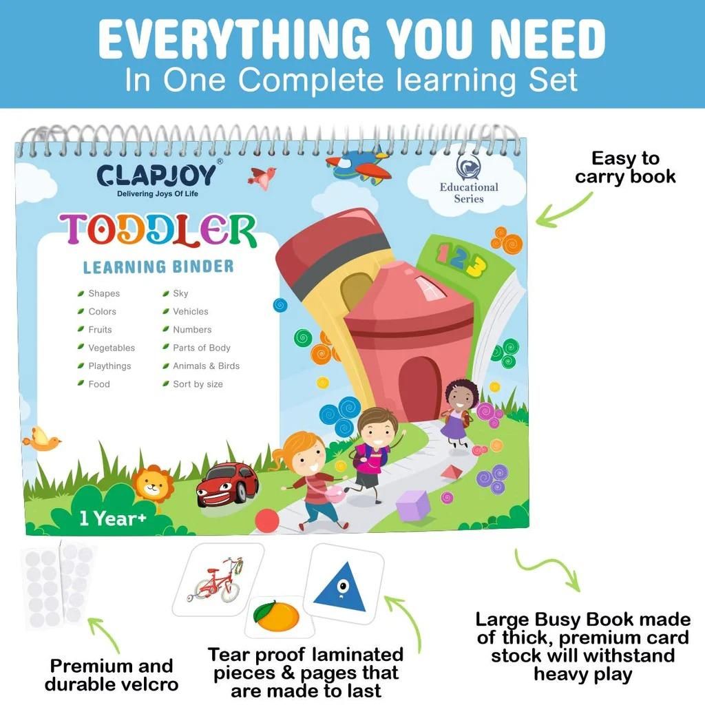 Toddler Learning Activity Binder