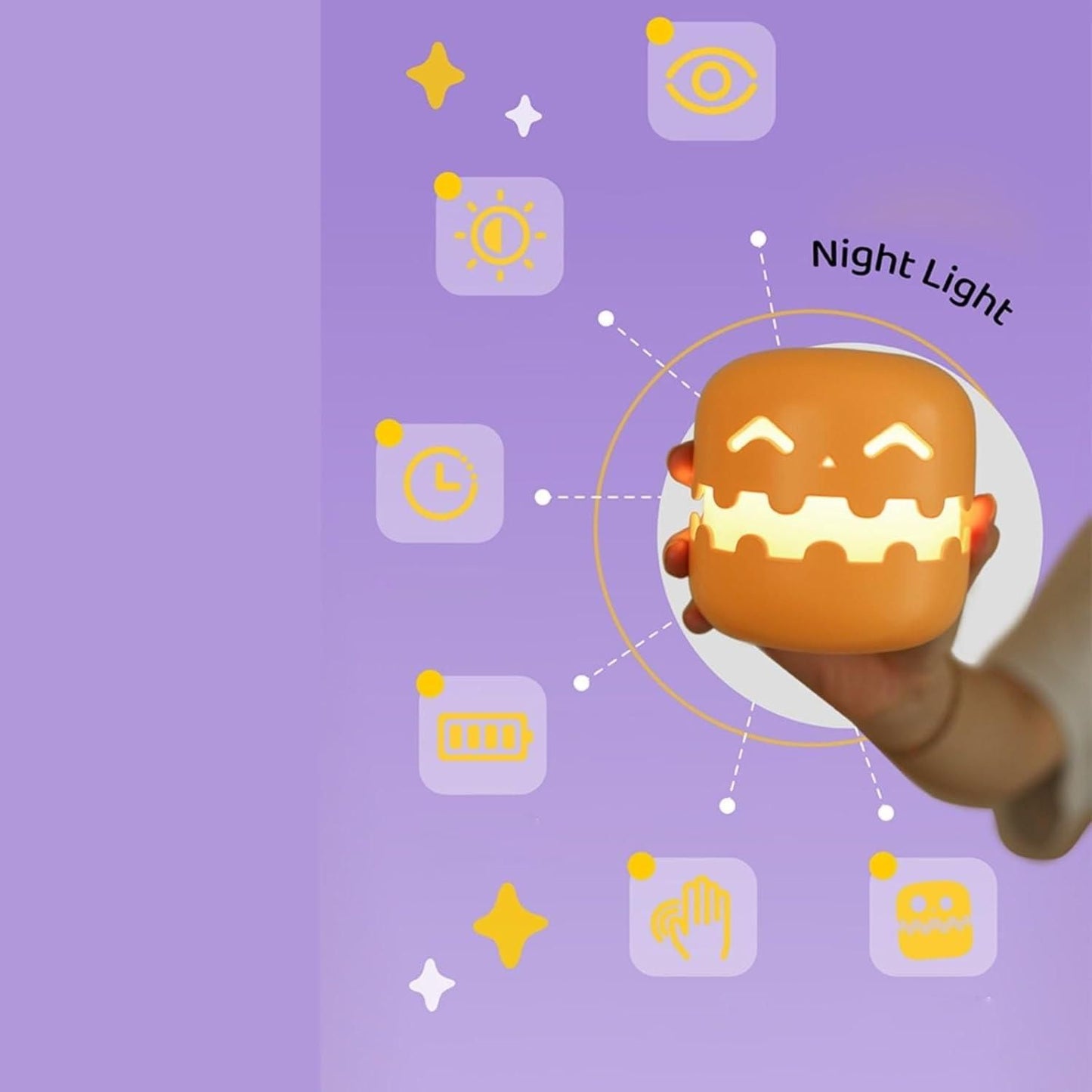 Pumpkin Kids Night Light