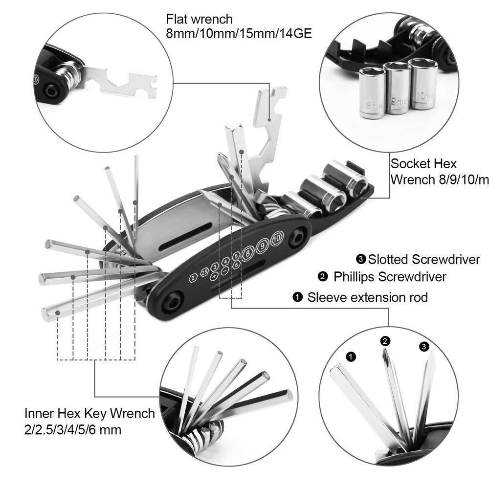 16 IN 1 Vehicle Repair Tool Kit