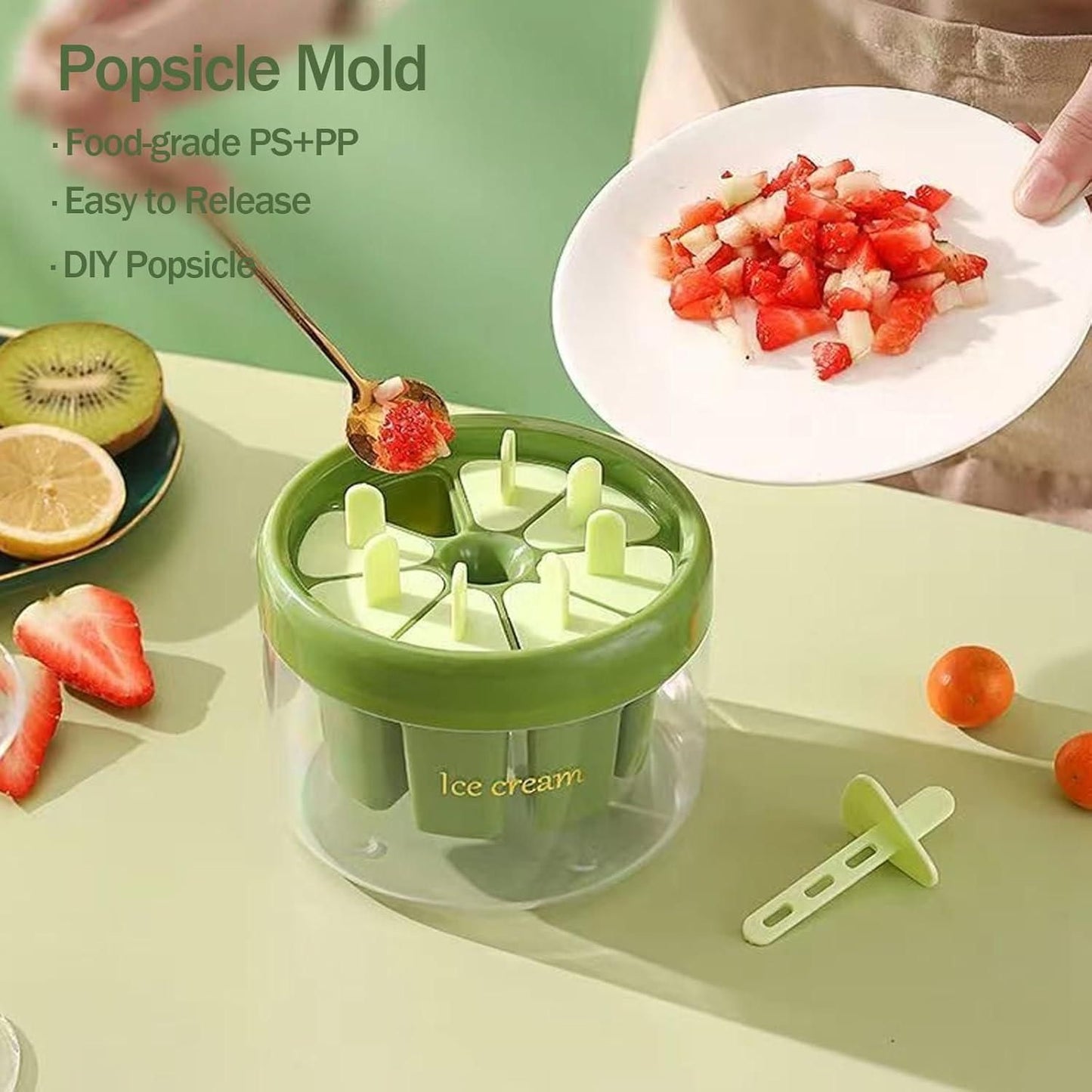 Reusable 8-Pop Ice Mould