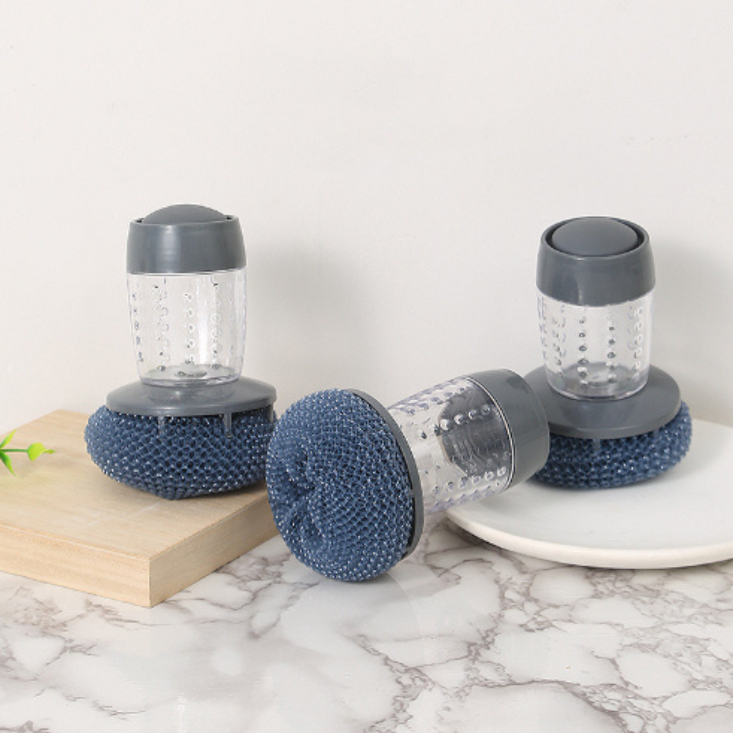 Palm Soap Dish Brush (Pack of 2)