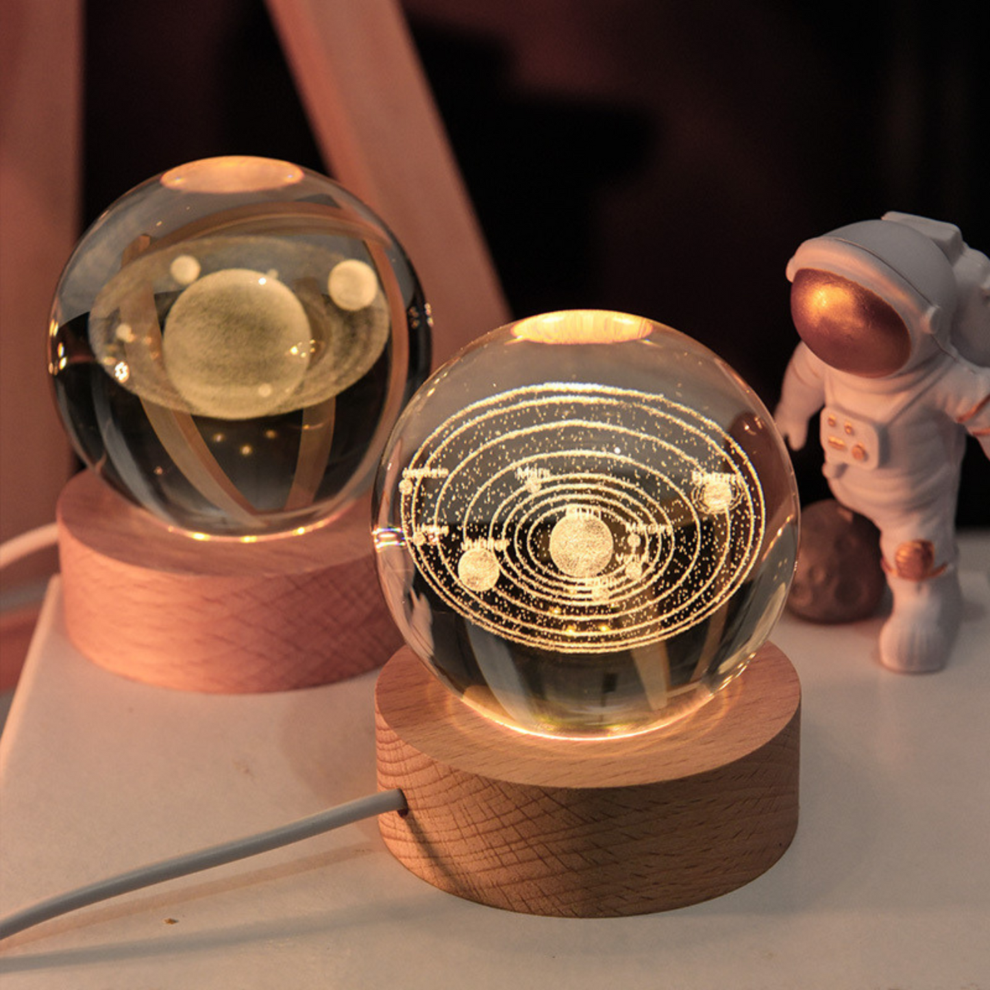 3D Galaxy Crystal Lamp Ball