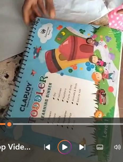 Toddler Learning Activity Binder