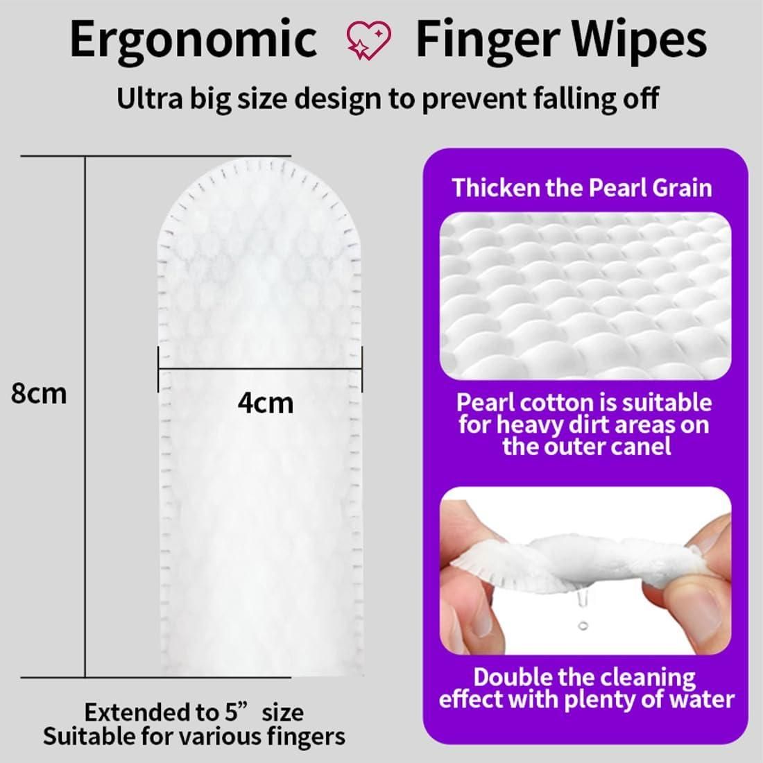 Disposable Pet Dental Finger Wipes