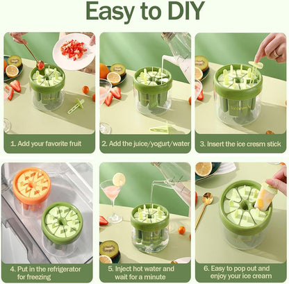 Reusable 8-Pop Ice Mould