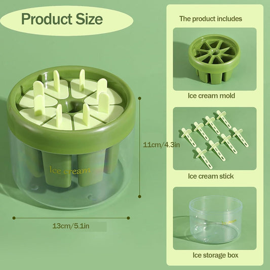 Reusable 8-Pop Ice Mould