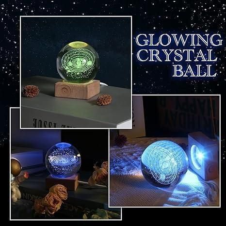 3D Galaxy Crystal Lamp Ball