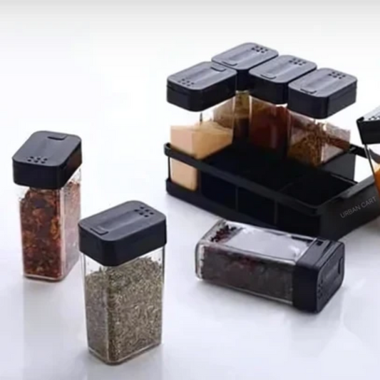 Spice Jar Set with Rack