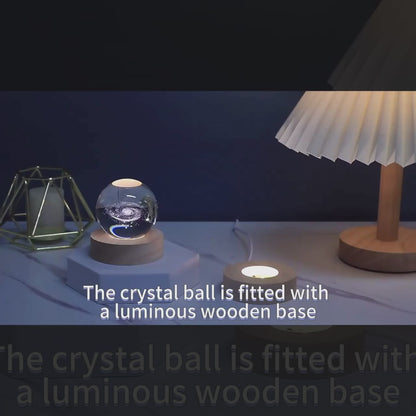 3D Galaxy Crystal Lamp Ball